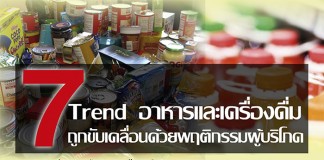 7 Trend อาหารและเครื่องดื่ม ถูกขับเคลื่อนด้วยพฤติกรรมผู้บริโภค