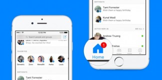 Facebook Messenger โฉมใหม่ เพิ่มปุ่ม Home