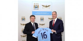 วู้ล์ฟ บลาสส์ ขึ้นแท่นผู้สนับสนุนสโมสรฟุตบอลแมนเชสเตอร์ ซิตี้ อย่างเป็นทางการ