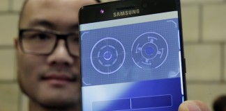 อวสานพาสเวิร์ด? มาสแกนม่านตากันเถอะ (ชมภาพ Note 7)