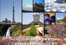 เที่ยวญี่ปุ่นทะลัก 24.04 ล้านคน สูงสุดติดต่อกันเป็นปีที่ 3