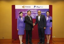 PayPal จับมือการบินไทย มอบประสบการณ์จองบัตรโดยสารที่สะดวกรวดเร็ว หวังดึงนักท่องเที่ยวต่างชาติใช้บริการมากขึ้น