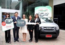 สินเชื่อรถช่วยได้กสิกรไทย แจกหนัก แจกจริง มอบรางวัลรถยนต์อีซูซุแก่ผู้โชคดี