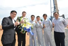 TPARK และ DAIKIN จัดพิธีวางเสาเอกคลังสินค้าแห่งใหม่ในทำเลอีอีซี