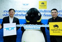 เพนกวิน จับมือ ทีโอที ให้บริการสัญญาณโทรศัพท์เคลื่อนที่ ครอบคลุมทุกพื้นที่ทั่วไทย พร้อมเป็น MVNO ในไทยที่มีสัญญาณหลายคลื่นความถี่