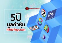5 ปี มูลค่าหุ้นทีวีดิจิทัลวูบหนัก