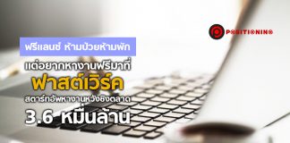 ฟรีแลนซ์ ห้ามป่วยห้ามพัก แต่อยากหางานฟรีมาที่ฟาสต์เวิร์ค สตาร์ทอัพหางานหวังชิงตลาด 3.6 หมื่นล้าน