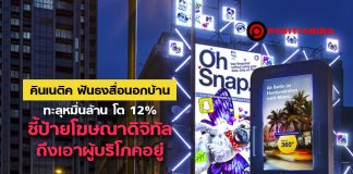 คินเนติค ฟันธงสื่อนอกบ้านทะลุหมื่นล้าน โต 12% ชี้ป้ายโฆษณาดิจิทัลถึงเอาผู้บริโภคอยู่