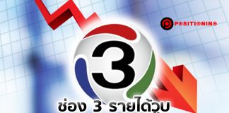 ช่อง 3 รายได้วูบ ขาดทุนเป็นครั้งแรก 330 ล้าน