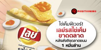 ไข่เค็มฟีเวอร์! เลย์รสไข่เค็มขาดตลาด หลังส่งชิงตลาดขนม 1 หมื่นล้าน