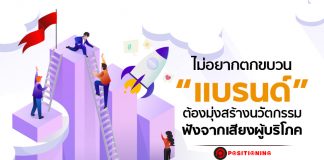 ไม่อยากตกขบวน “แบรนด์” ต้องมุ่งสร้างนวัตกรรมฟังจากเสียงผู้บริโภค