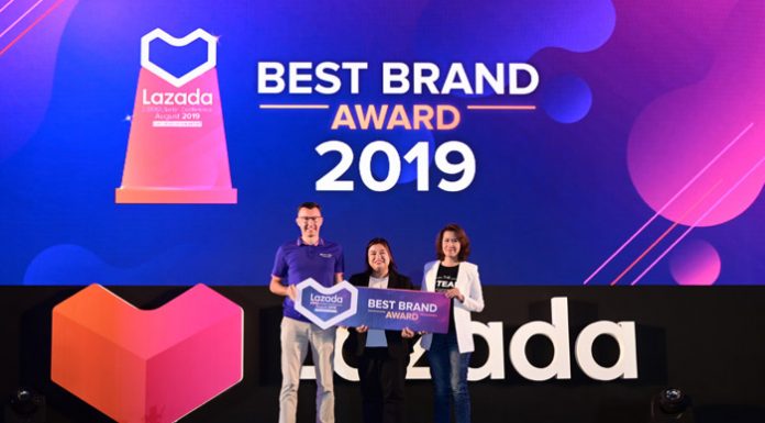 3เอ็ม คว้ารางวัล BEST BRAND AWARD 2019 จากลาซาด้า