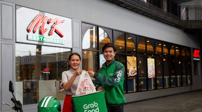 “MK Restaurant” ผนึก “GrabFood” ขยายบริการเดลิเวอรี่ เสิร์ฟประสบการณ์ความสุขกว่า 100 เมนูส่งตรงถึงบ้าน