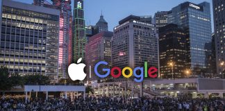 Apple และ Google กอดคอยอมถอดแอปเอี่ยวประท้วงฮ่องกงออกจากระบบ