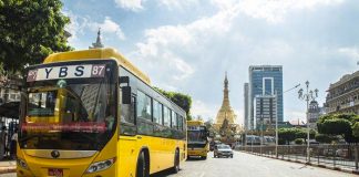 พม่าเตรียมใช้ E-Ticket จ่ายค่ารถโดยสารประจำทางในย่างกุ้งในสิ้นปีนี้แล้ว