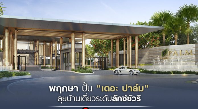 พฤกษา ปั้นแบรนด์ “เดอะปาล์ม” บ้านเดี่ยวลักชัวรี่ ลุยตลาดไฮเอนด์แนวราบ