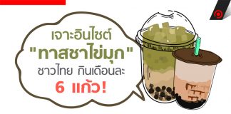เจาะอินไซต์ “ทาสชาไข่มุก” ชาวไทย กินเดือนละ 6 แก้ว!