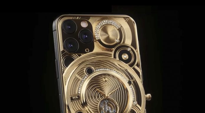 สนมั้ย? iPhone 11 Pro ราคา 2 ล้านบาท พ่วงนาฬิกาทองคำฝังเพชรด้านหลังเคส