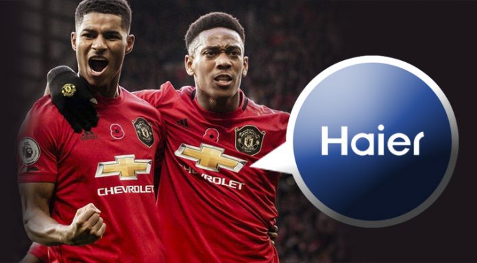 แมนฯยู ลุ้นเซ็น “Haier” สปอนเซอร์คาดอก ทุบสถิติรับสูงสุดในโลก 2.5 พันล้าน/ปี