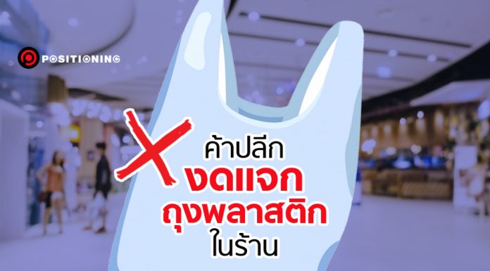 ครม.ไฟเขียวแล้ว ค้าปลีกงดแจกถุงพลาสติกในร้าน ดีเดย์ 1 ม.ค. 63