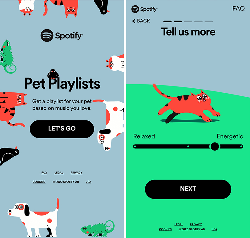 spotify pet