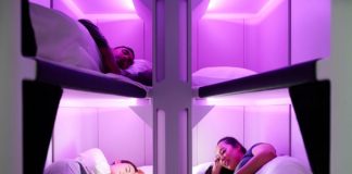 บินถูกก็นอนสบายได้! เเอร์นิวซีเเลนด์ เปิดตัว Skynest “เตียงนอน 3 ชั้น” บนเที่ยวบินชั้นประหยัด