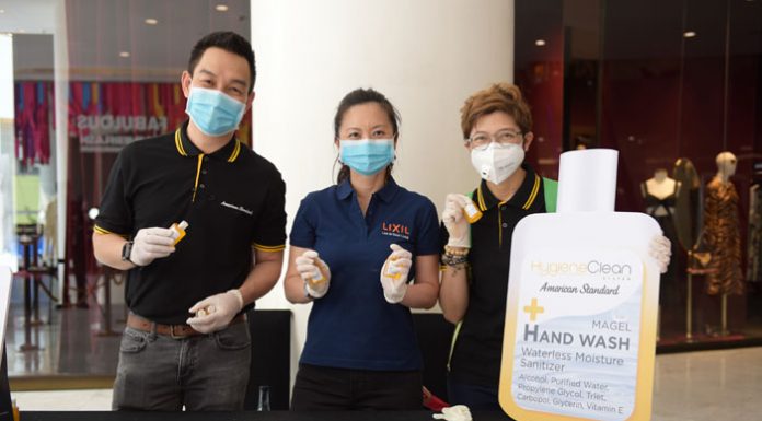 “เราจะผ่านวิกฤตนี้ไปด้วยกัน!” อเมริกันสแตนดาร์ด ห่วงใยประชาชนแจกฟรี! เจลแอลกอฮอล์ล้างมือ