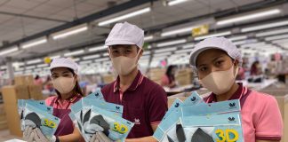 “วาโก้” หยุดผลิตชุดชั้นในชั่วคราว หันมาผลิตหน้ากากอนามัยแจกฟรี