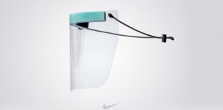 Face Shield จาก Nike มาแล้ว! แปลงชิ้นส่วนทำรองเท้ามาเป็นหน้ากากใส