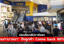 ปลดล็อกสัปดาห์แรก ‘เมกาบางนา’ ดึงลูกค้า Come back 80% มั่นใจภาพรวมยังกำไร แม้รายได้หาย 20%