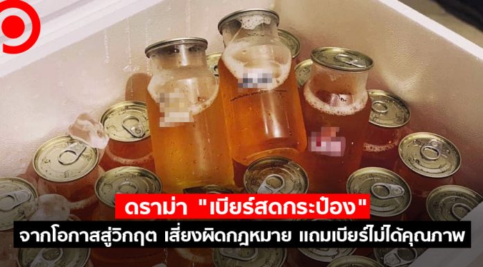 สรุปดราม่า “เบียร์สดกระป๋อง” จากโอกาสสู่วิกฤต เสี่ยงผิดกฎหมาย แถมเบียร์ไม่ได้คุณภาพ