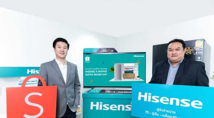 ‘ไฮเซ่นส์’สร้างปรากฎการณ์ New High โกยยอดขายทะลุเป้าภายใน 24 ชม. จากแคมเปญ Hisense x Shopee Super Brand Day