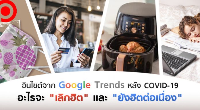 อ่านอินไซต์จาก Google Trends หลัง COVID-19 อะไรจะเลิกฮิตและอะไรจะยังฮิตต่อเนื่อง