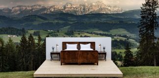 ภาพจากสถานที่จริง! โรงแรมคอนเซ็ปต์แหวกแนวในสวิส ไร้ผนัง-เพดาน ชมวิว 360 องศา