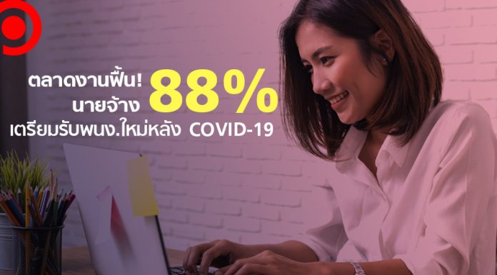 ตลาดงานฟื้น! นายจ้าง 88% เตรียมรับพนง.ใหม่หลัง COVID-19 “งานไอที” ยังคงมาแรง