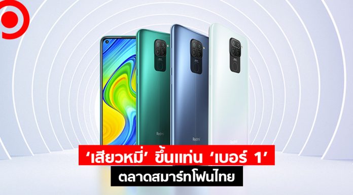 ‘เสียวหมี่’ ขึ้นแท่น ‘เบอร์ 1’ ตลาดสมาร์ทโฟนไทย เบียด ‘ออปโป้’ หล่นที่ 2