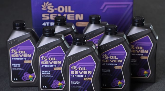 S-OIL Thailand เอาใจสายบิ๊กไบค์ และรถจักรยานยนต์สมรรถนะสูง นำเข้า S-OIL 7 4T RIDER #9 MA2 10W40 ที่สุดของน้ำมันเครื่องสังเคราะห์แท้ 100%