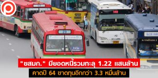 “ขสมก.” มียอดหนี้รวมทะลุ 1.22 แสนล้าน คาดปี 64 ขาดทุนอีกกว่า 3.3 หมื่นล้าน