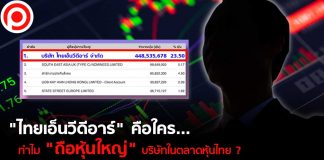 ไขข้อสงสัย “ไทยเอ็นวีดีอาร์” คือใคร…ทำไม “ถือหุ้นใหญ่” บริษัทในตลาดหุ้นไทย?