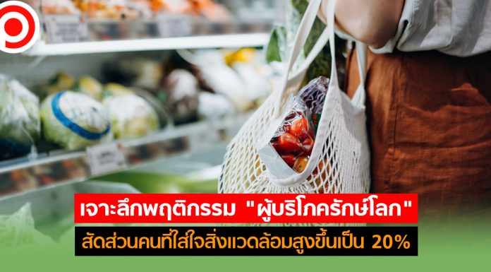 เจาะลึกพฤติกรรม “ผู้บริโภครักษ์โลก” เพิ่มขึ้นเป็น 20% ยังมีช่องว่างให้แบรนด์ทำตลาด
