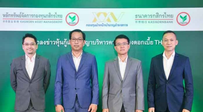 กสิกรไทยร่วมกับ กบข. และบลจ. กสิกรไทย ประสบความสำเร็จในการออกหุ้นกู้ และสัญญาบริหารความเสี่ยงดอกเบี้ย THOR เป็นครั้งแรกในประเทศ