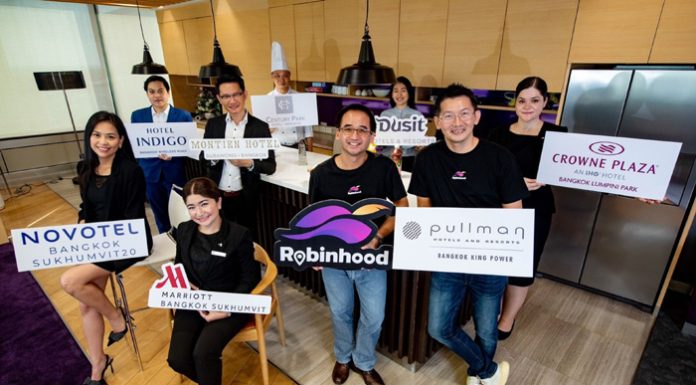 “โรบินฮู้ด” ฟู้ดเดลิเวอรี สนับสนุน “8 โรงแรมชั้นนำ” ในกรุงเทพฯ เพิ่มช่องทางการขาย ยกห้องอาหารขึ้นแพลตฟอร์ม