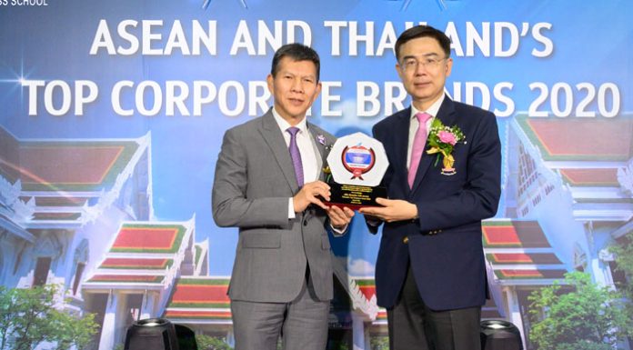เคทีซีขึ้นแท่นรับรางวัลต่อเนื่องปีที่ 4 ธุรกิจการเงินที่มีมูลค่าแบรนด์องค์กรสูงสุด “Thailand’s Top Corporate Brand Value 2020”
