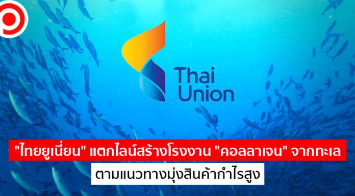 “ไทยยูเนี่ยน” แตกไลน์สร้างโรงงาน “คอลลาเจน” จากทะเล ตามแนวทางมุ่งสินค้ากำไรสูง