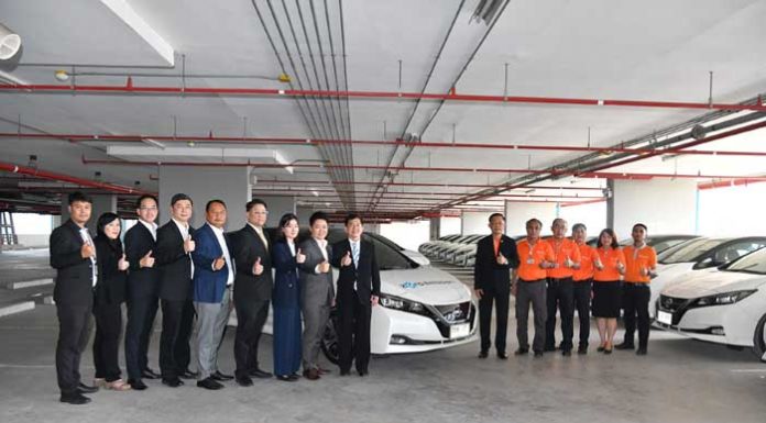 นิสสันประเทศไทยส่งมอบ นิสสัน ลีฟ 24 คันให้กับการไฟฟ้านครหลวง