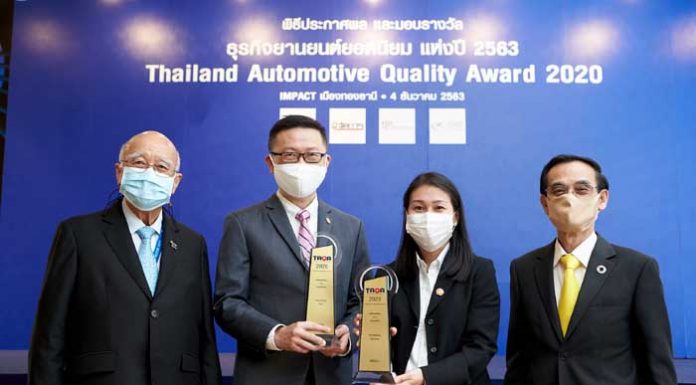 เชลล์ ยืนหนึ่งคว้า 2 รางวัลน้ำมันคุณภาพ TAQA Award 2020 ชูนวัตกรรม ตอบโจทย์ลูกค้ายุคดิจิทัล