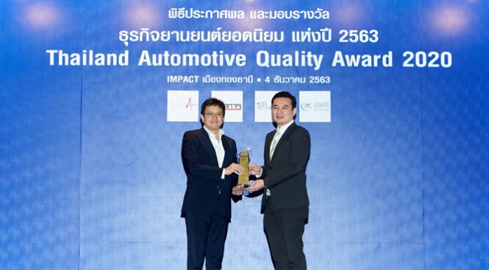 นิสสัน ประเทศไทย คว้าสองรางวัลยานยนต์ยอดนิยมแห่งปี 2563