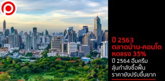 ปี 2563 ตลาดบ้าน-คอนโดหดแรง 35% ปี 2564 อึมครึม ลุ้นกำลังซื้อฟื้น-ราคายังปรับขึ้นยาก