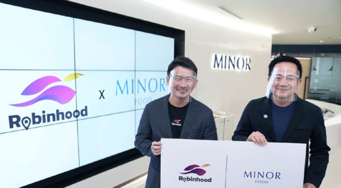 “โรบินฮู้ด” ฟู้ดเดลิเวอรี แทคทีม “ไมเนอร์ ฟู้ด” มุ่งช่วย “ไรเดอร์” เพิ่มโอกาสสร้างงานสร้างรายได้ ส่ง 7 แบรนด์ร้านอาหารยอดนิยมขึ้นแพลตฟอร์ม