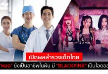 เปิดผลสำรวจเด็กไทย “หมอ” ยังเป็นอาชีพในฝัน มี “BLACKPINK” เป็นไอดอล